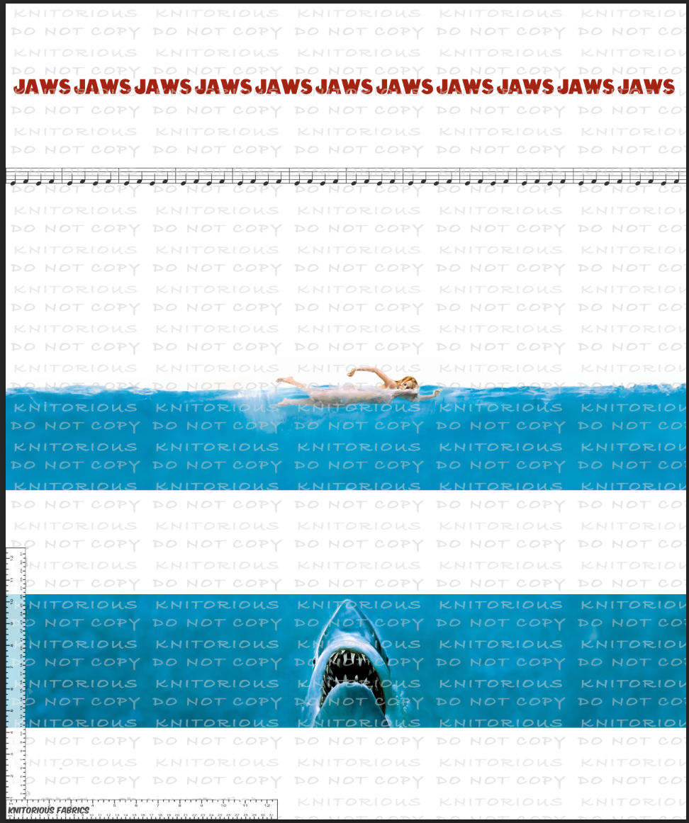 *Pre-Order* Shark Attack - Bikini Two Piece Panels