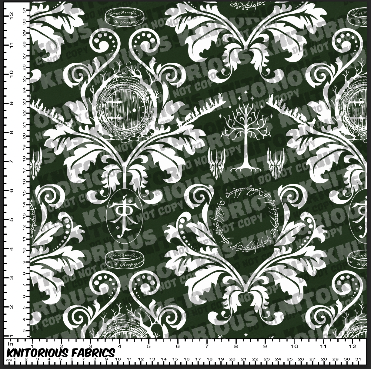 *Pre-Order* Rings Damask (Green)