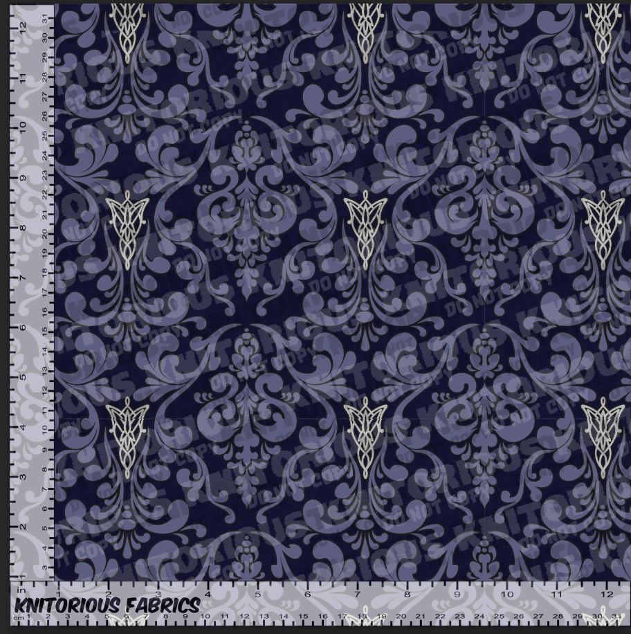 *Pre-Order* Elv Damask Blue