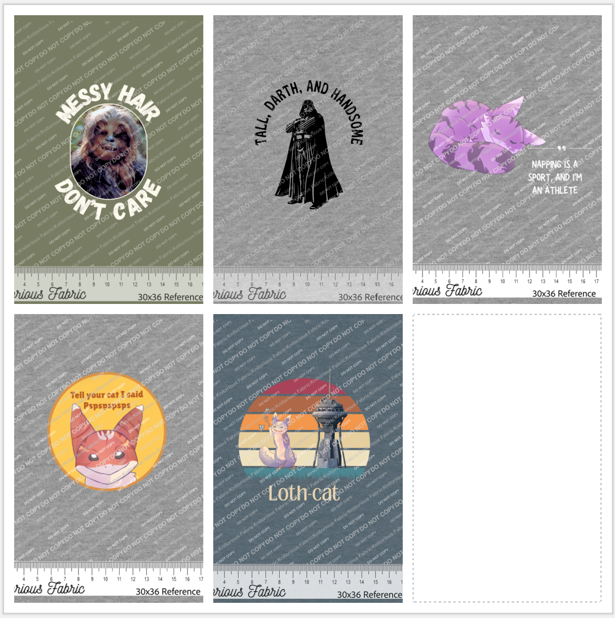 *Pre-Order* Random SW Set TWO Panels
