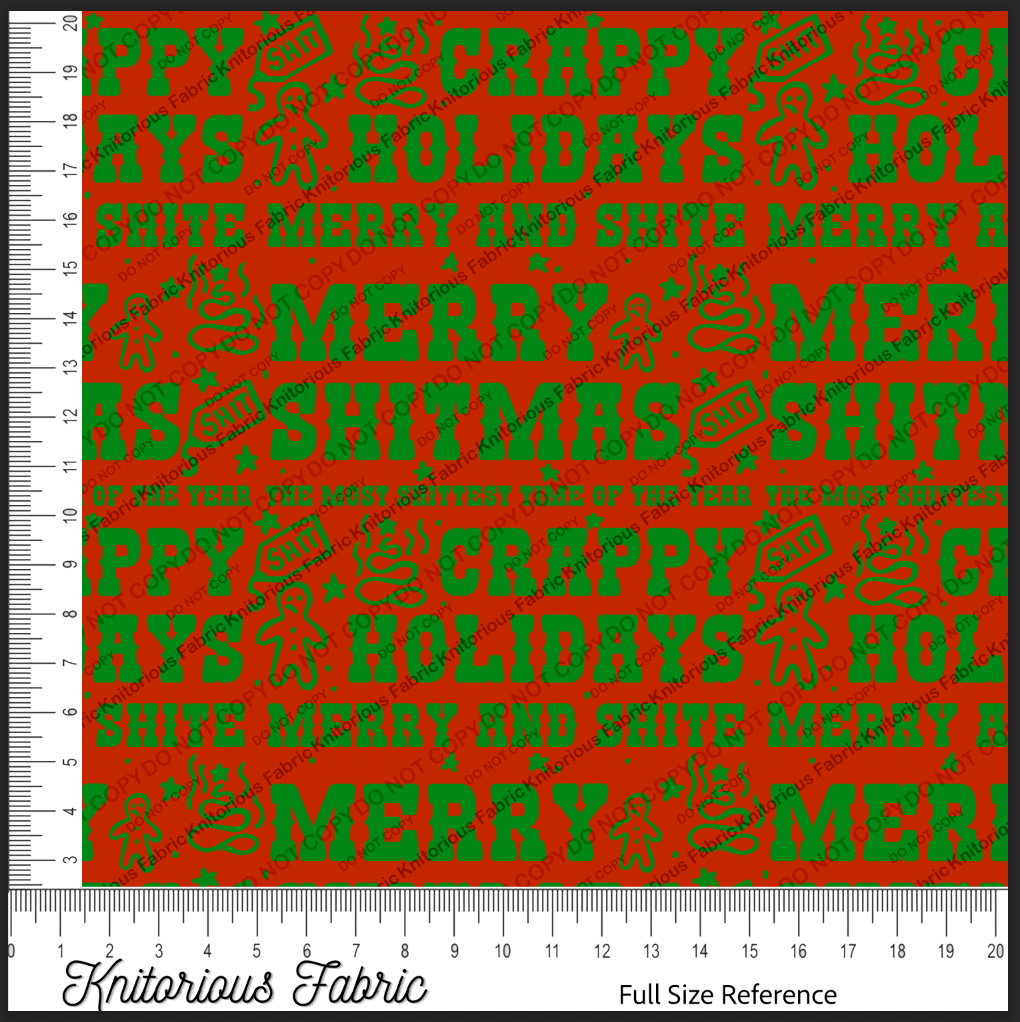 *Pre-Order* Merry Shitmas (Red & Green)