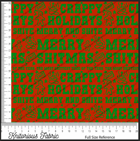 *Pre-Order* Merry Shitmas (Red & Green)