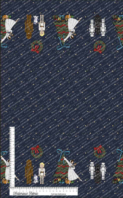*Pre-Order* Space Nuts Double Border - Blue