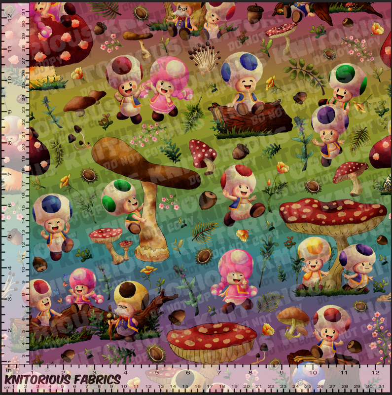 *Pre-Order* Toad and Shrooms - Rainbow