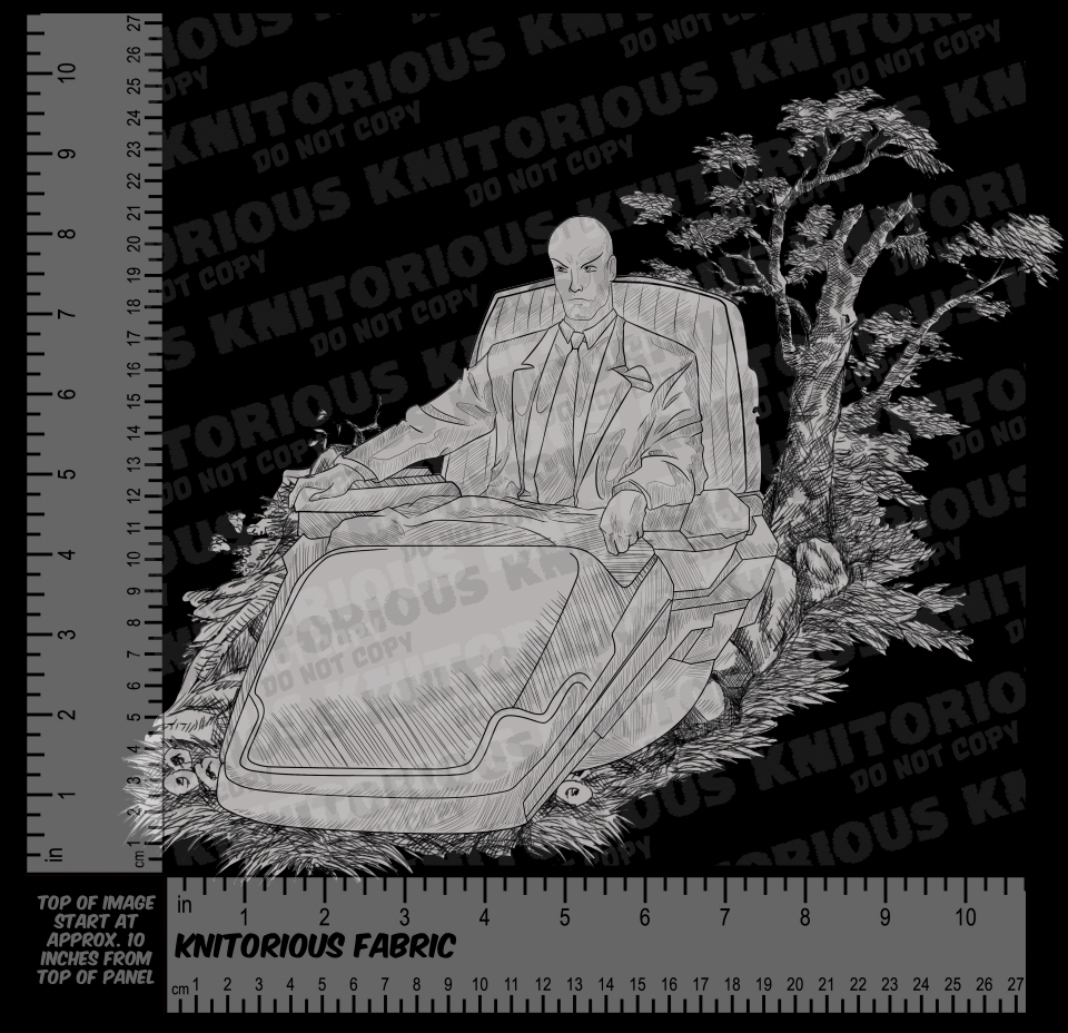 *Pre-Order* Toile Hero and Heroine Panels Set 2 - Black