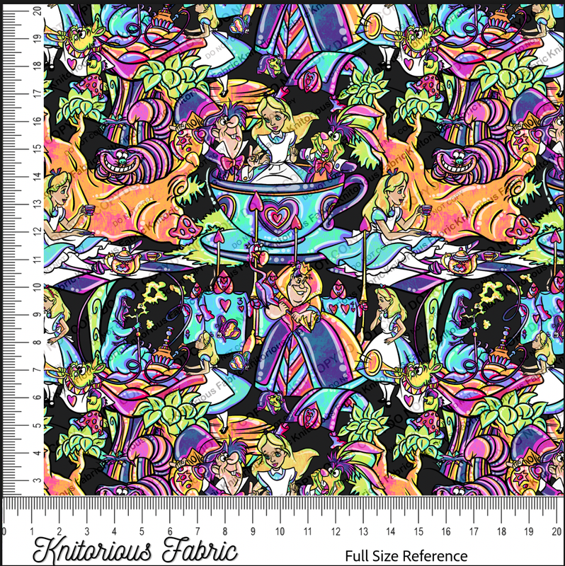 *Pre-Order* Trippy Alice Charcoal