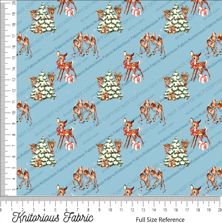 *Pre-Order* Vintage Reindeer - Dark Blue