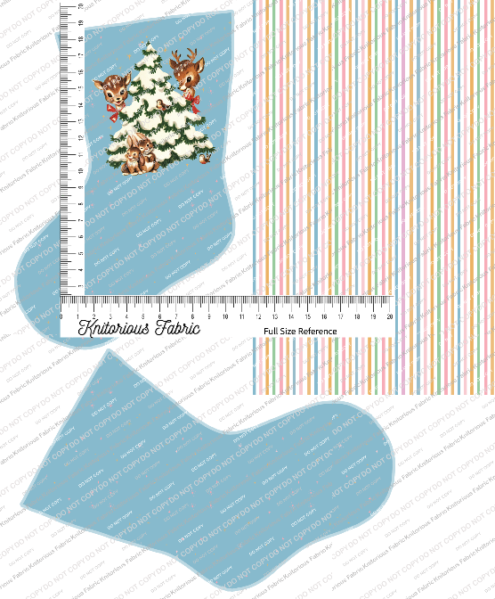 *Pre-Order* Vintage Dark Blue Stocking Panels