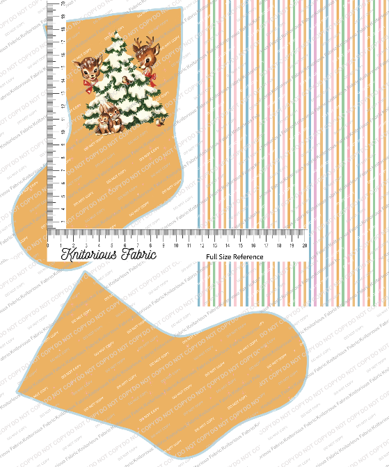 *Pre-Order* Vintage Dark Orange Stocking Panels