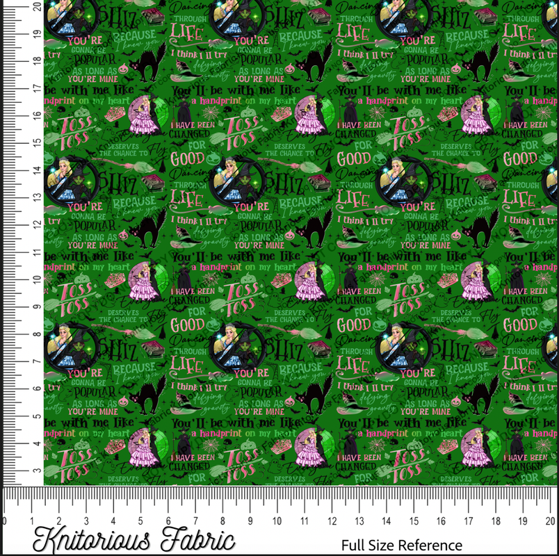 *Pre-Order* Witches Quote Green