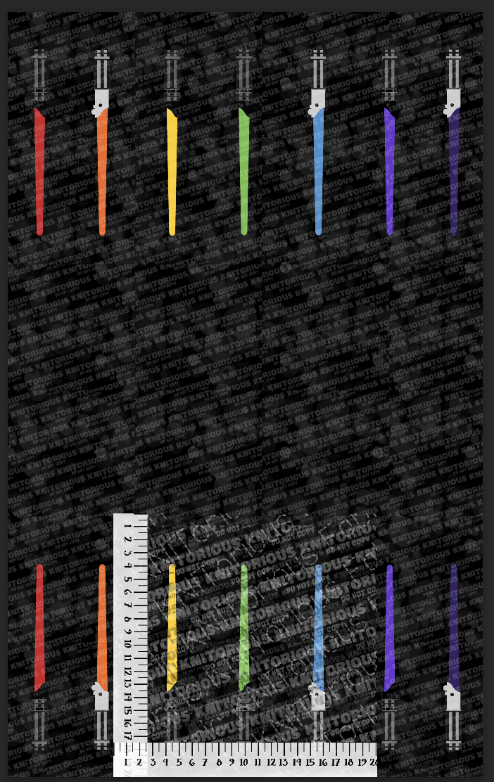 *Pre-Order* Rainbow Lightstick Double Border