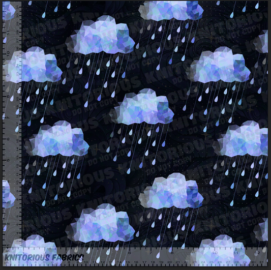 *Pre-Order* Abstract Rain Blue Midnight
