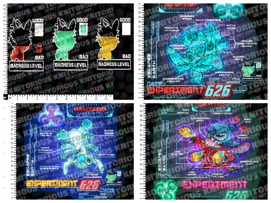 *Pre-Order* Experiment Cards PANELS