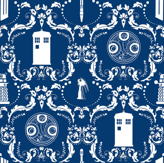 *Pre-Order* Doctor Damask - V1 Blue