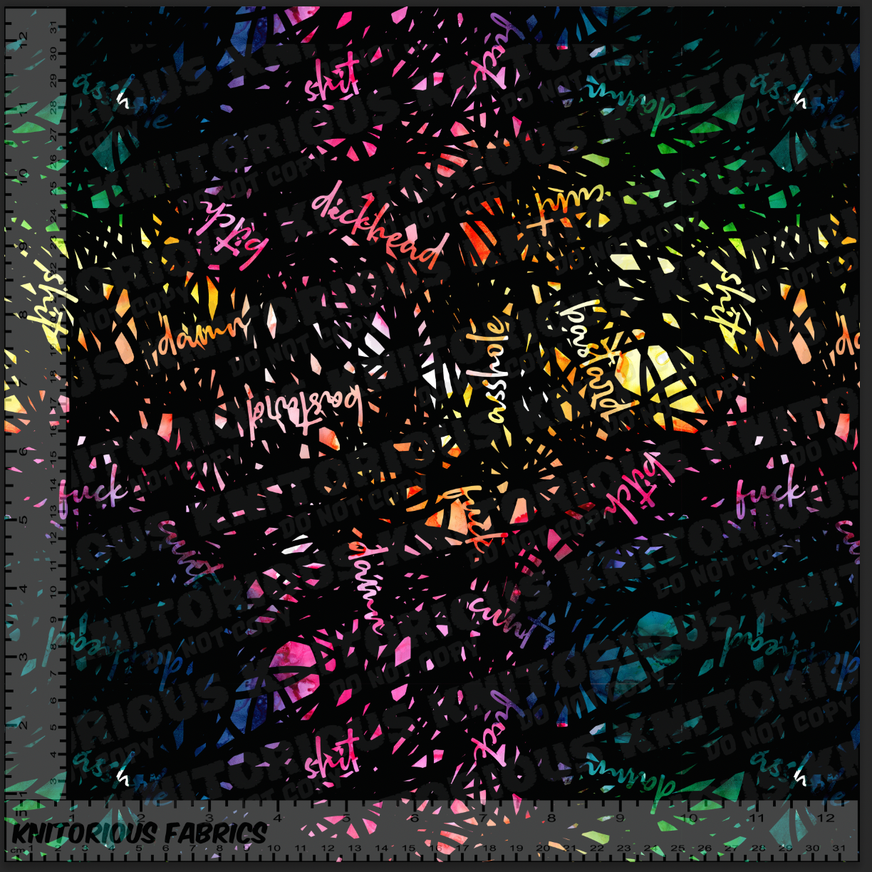 *Pre-Order* Doodle Swears - Rainbow
