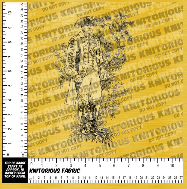 *Pre-Order* Making History Gold Toile Panels