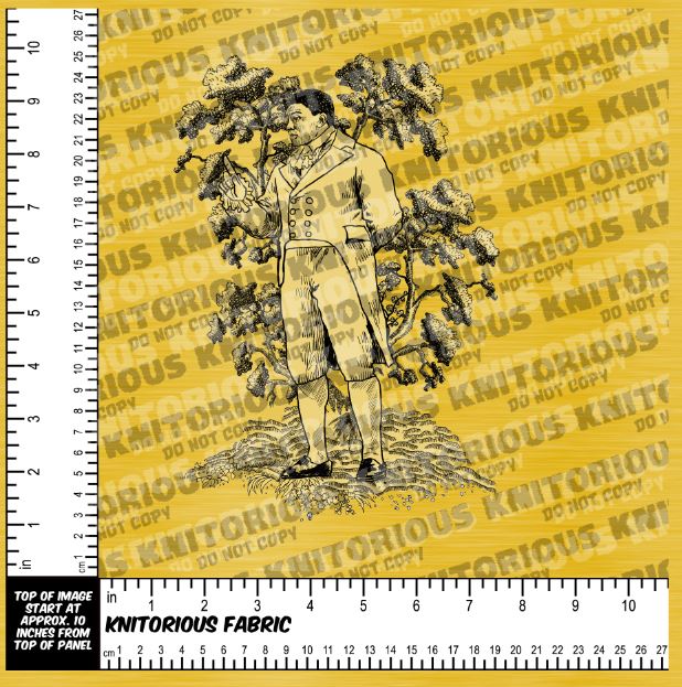 *Pre-Order* Making History Gold Toile Panels