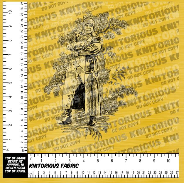*Pre-Order* Making History Gold Toile Panels