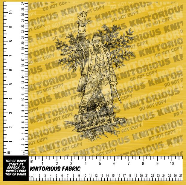 *Pre-Order* Making History Gold Toile Panels
