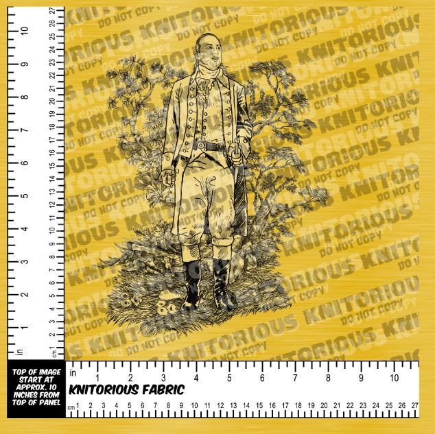 *Pre-Order* Making History Gold Toile Panels