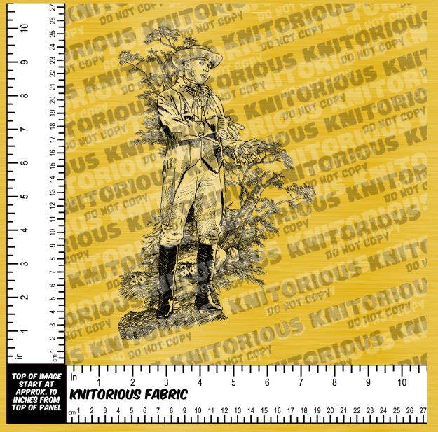 *Pre-Order* Making History Gold Toile Panels