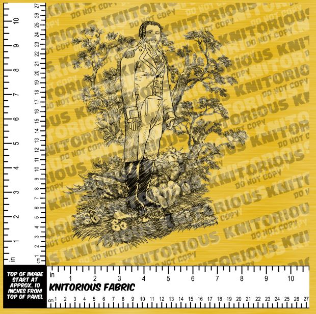 *Pre-Order* Making History Gold Toile Panels