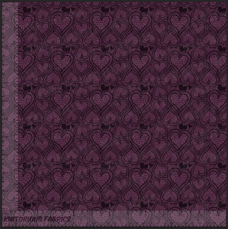 *Pre-Order* Heart Lacey Burgundy