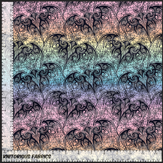 *Pre-Order* Lacey Bats - Pastel and Black