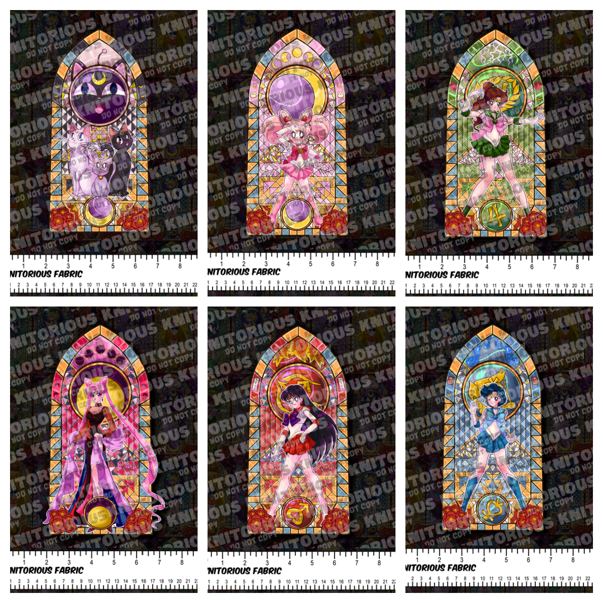 *Pre-Order* Moon Glass PANELS SET 1