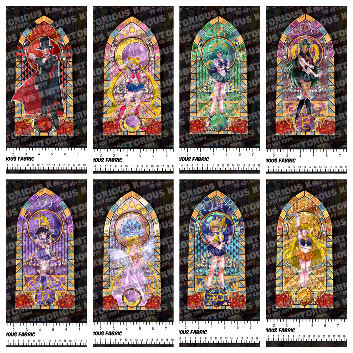 *Pre-Order* Moon Glass PANELS SET 2