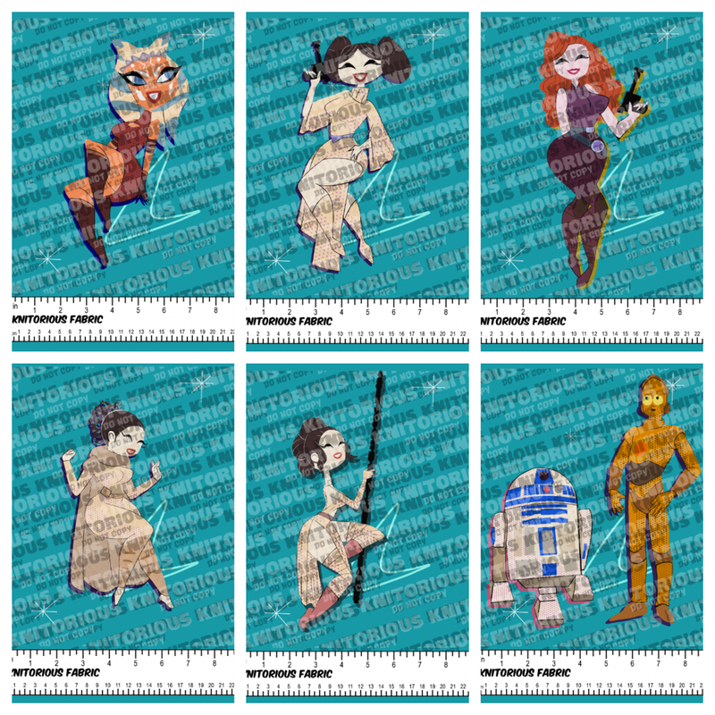 *Pre-Order* Mid Century Night Girl Panels