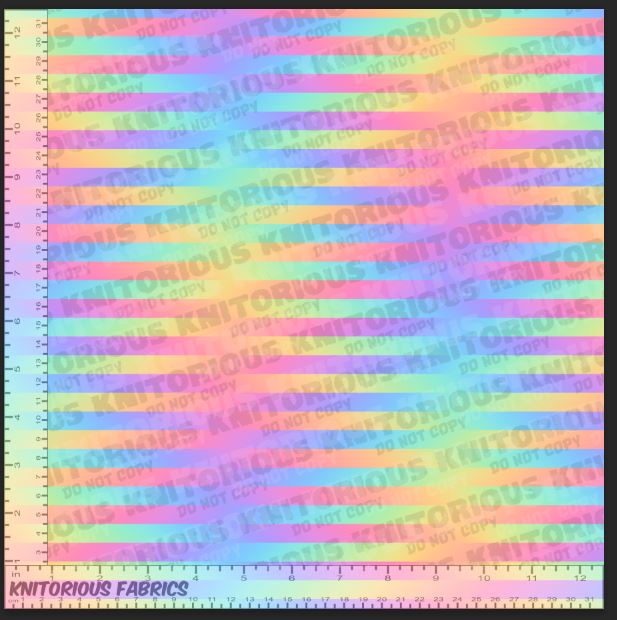 *Pre-Order* Rainbow Ombre in Stripes