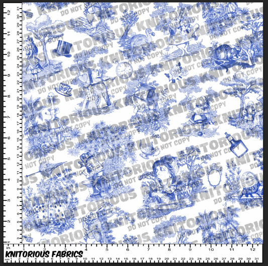 *Pre-Order* Blue Wonderland Toile Smaller