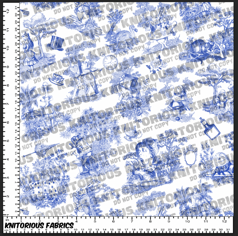 *Pre-Order* VINYL - Blue Wonderland Toile Smaller