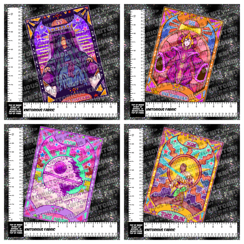 *Pre-Order* Tarot Tossed (Slanted on galaxy) Bright Panels