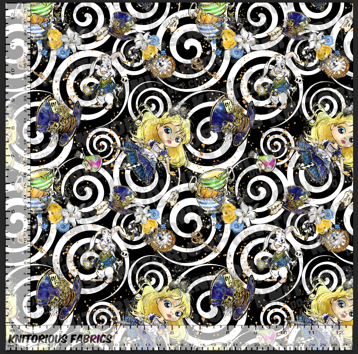 *Pre-Order* Alice (Swirls and Glitter)