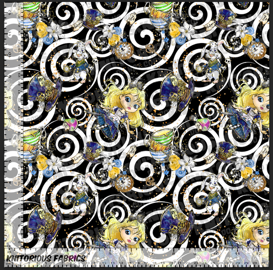 *Pre-Order* Alice (Swirls and Glitter)