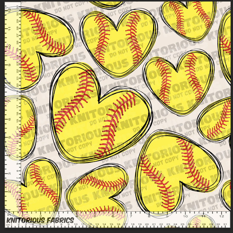 *Pre-Order* Softball Hearts