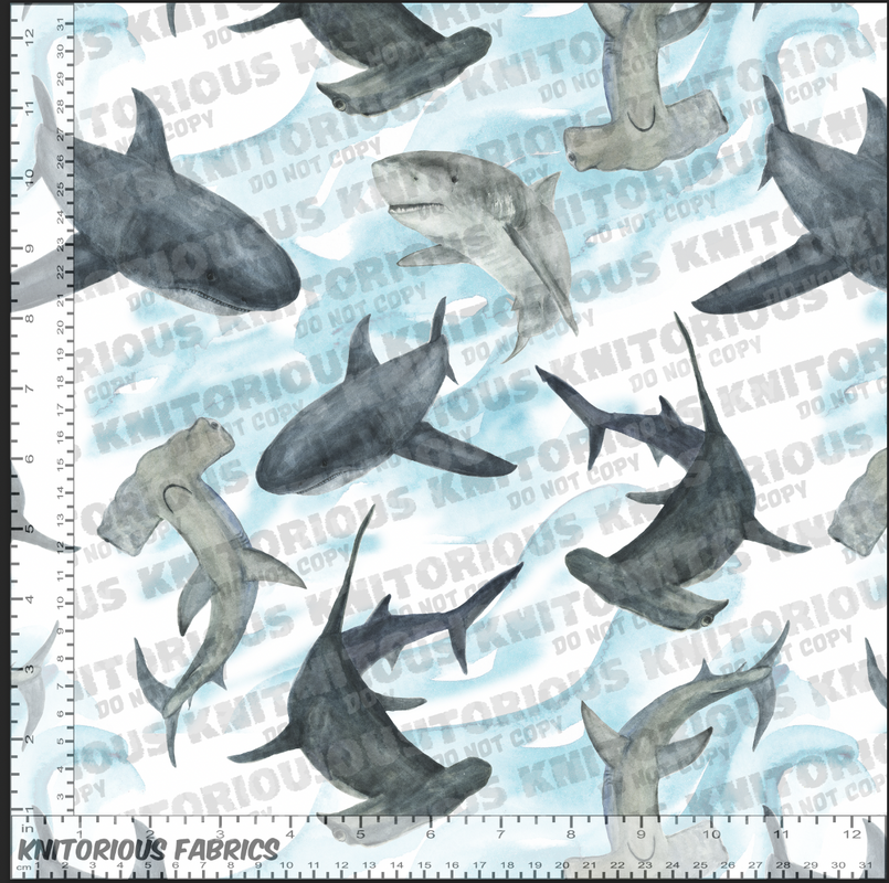 *Pre-Order* Watercolor Sharks