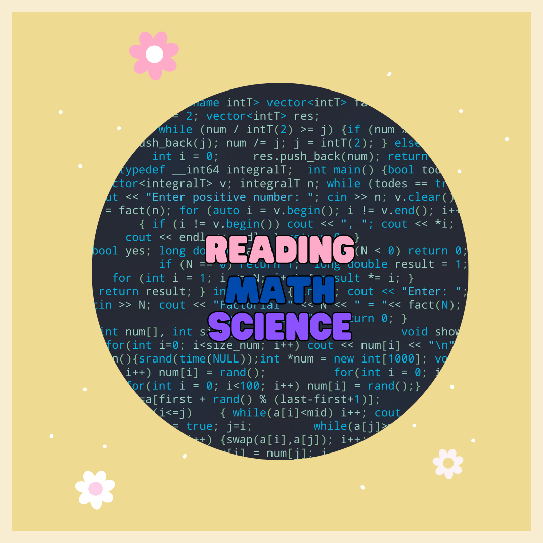 Reading/Math/Science – KNITorious Fabric