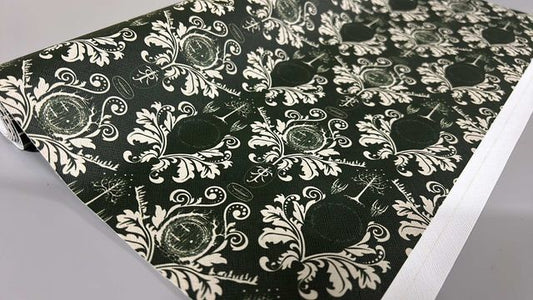 *RETAIL* VINYL Rings Damask-Green(Half Size) - Cant See Some Lines Clearly (See Photos)