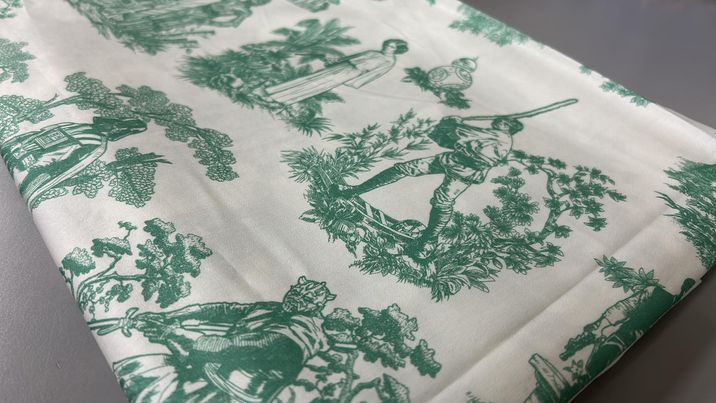 *RETAIL* Toile of War - Green/Cream