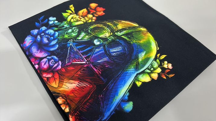 *RETAIL* FW 30x36 Panels - Rainbow on Black