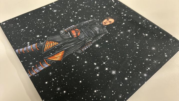 *RETAIL* NF MFW 30x36 Panels - Black Galaxy