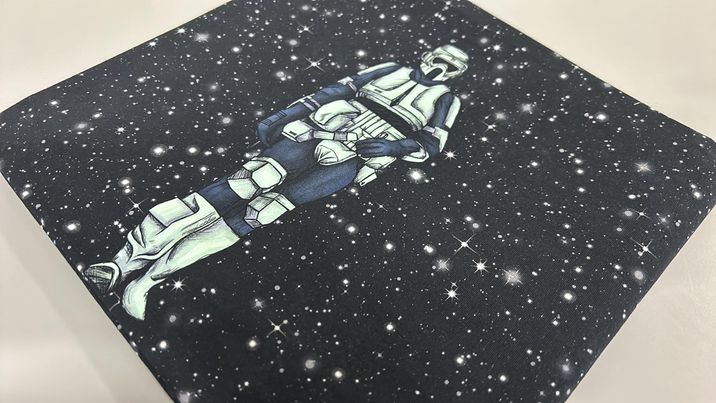 *RETAIL* NF MFW 30x36 Panels - Black Galaxy