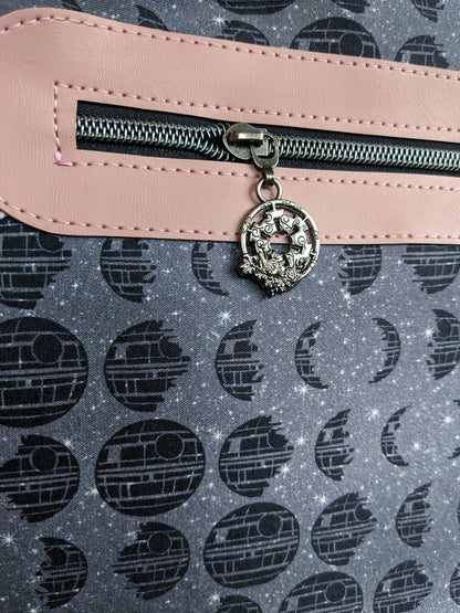 *RETAIL* Floral E Symbol  Zipper Pulls