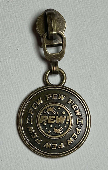 *RETAIL* PEW Zipper Pull