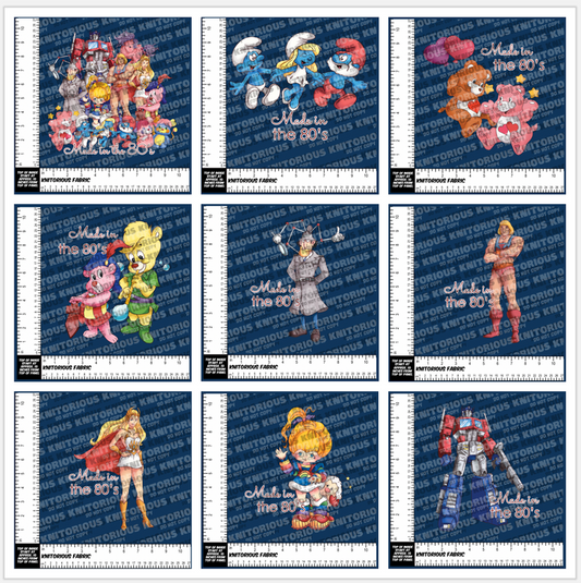 *Pre-Order* 80s Mashup Panels