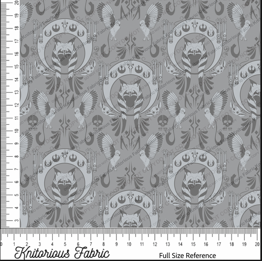 *Pre-Order* A-Snips Damask - Light Gray