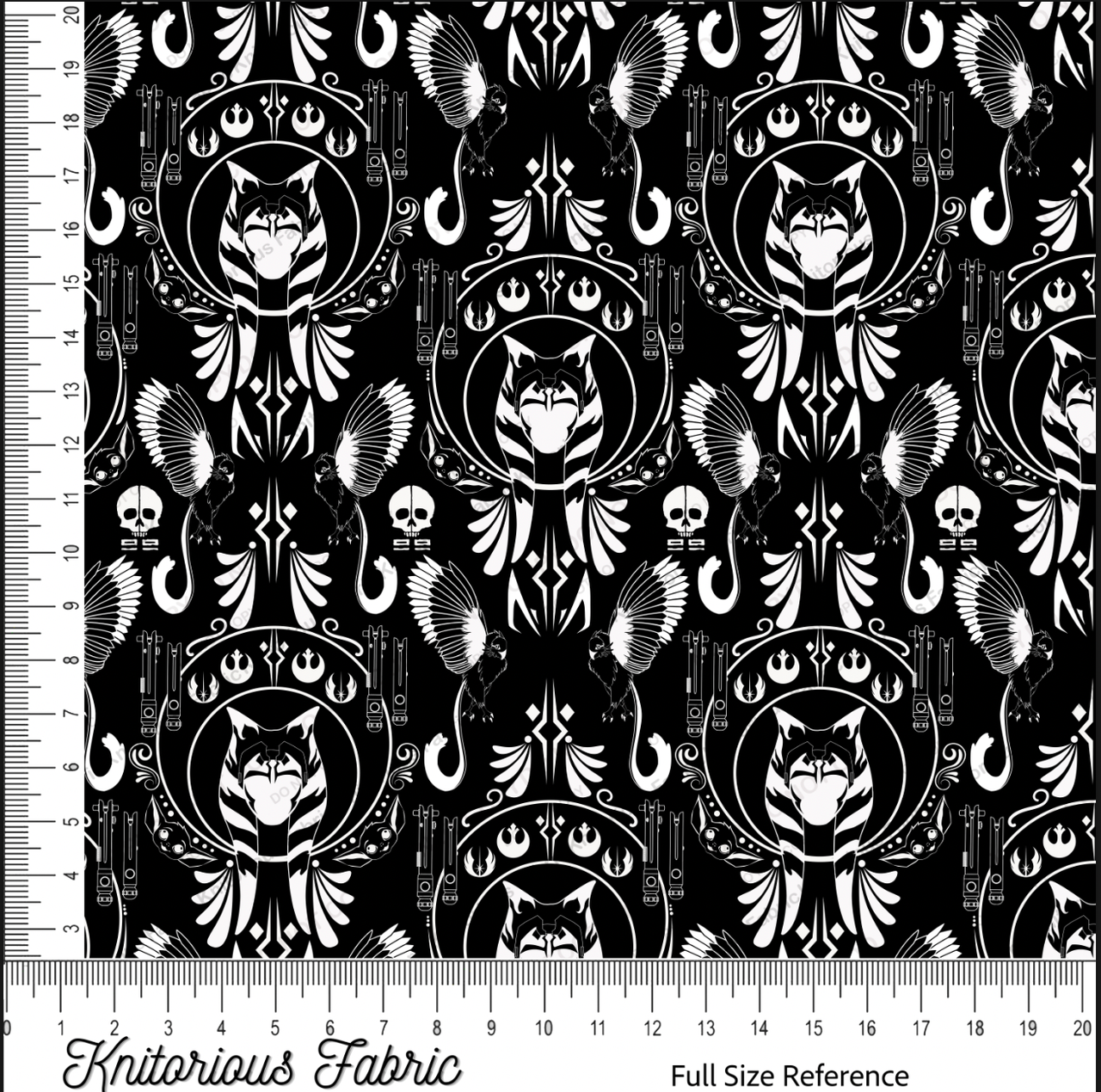 *Pre-Order* A-Snips Damask - Black